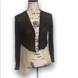 Hint of Mint Sheer Open Cardigan | Women’s XS | Lightweight Layering Sweater